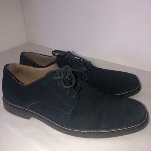 Banana Republic Men's Navy Suede Dress Shoes Size 10